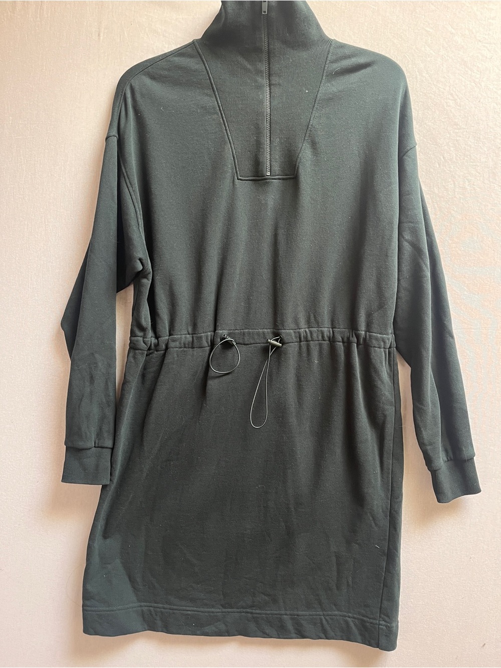 Icone Organic Cotton Sweatshirt Dress Long Sleeve Pullover Size Small